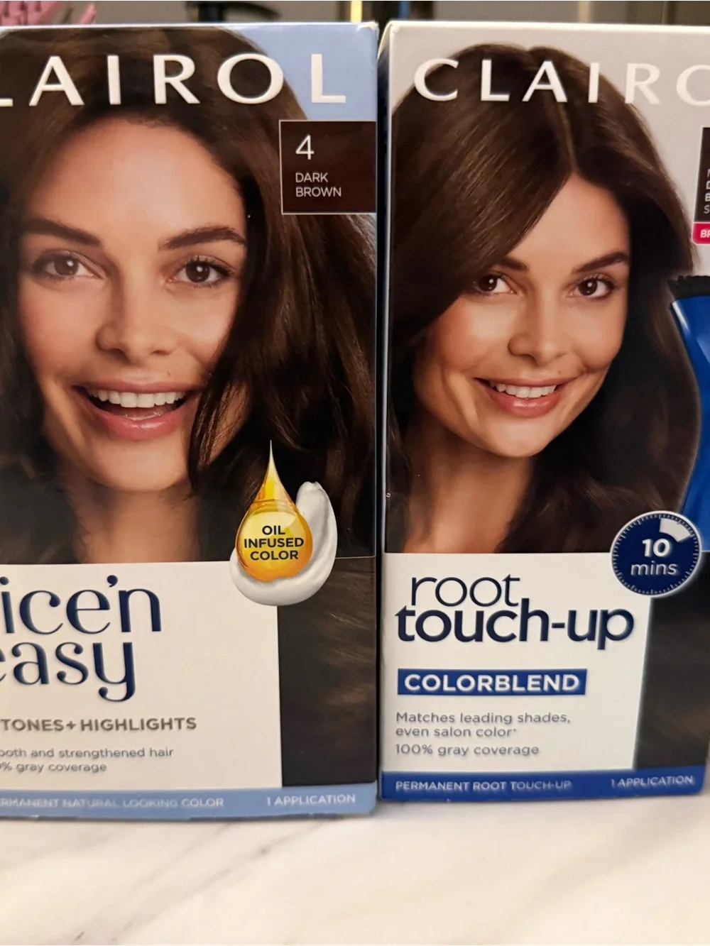 Dark Brown Nice’n Easy & Root Touch-Up Colorblend Hair Color